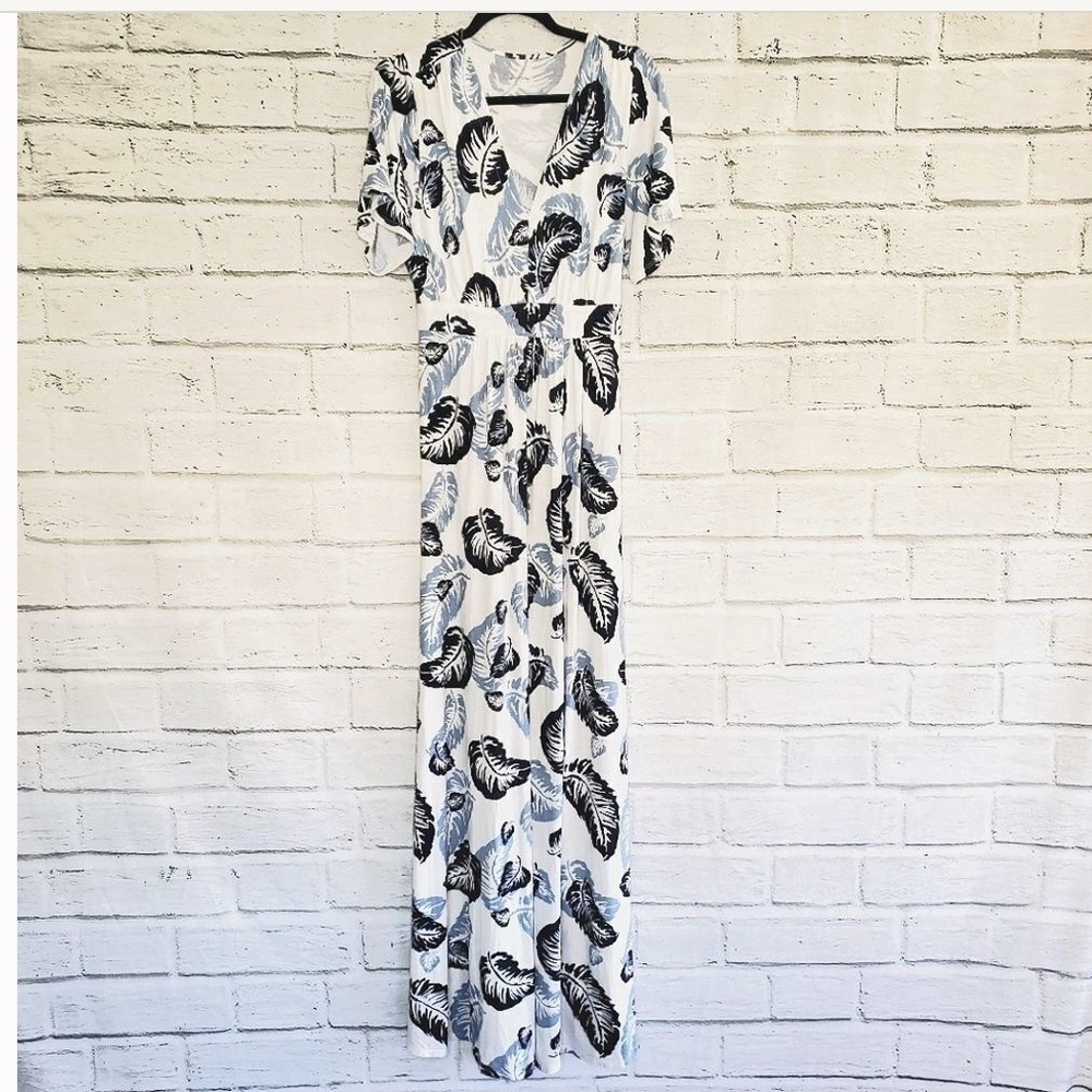 RP by Rachel Pally floating feather maxi dress